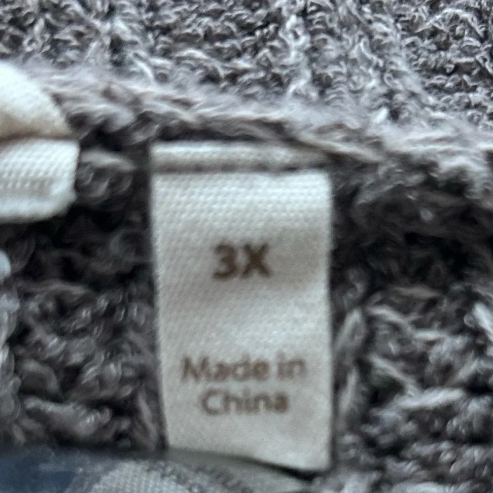 Soft Surroundings V-neck Ribbed Sweater Oversized Slouchy Cozy Relaxed - Picture 7 of 8